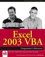 Excel 2003 VBA Programmer's Reference (Programmer to Programmer) артикул 12962d.